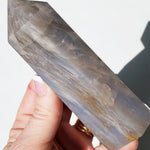 Blue Rose Quartz Crystal Point