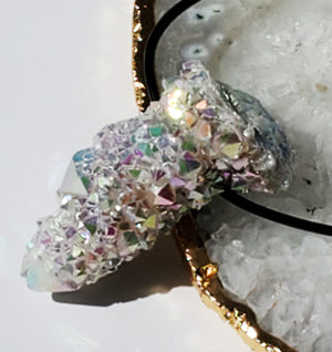 Angel Aura Quartz Necklace