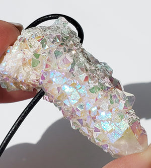Angel Aura Quartz Necklace