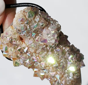 Opal Aura Spirit Quartz Necklace
