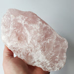 Rose Quartz natural - raw large crystal