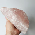 Rose Quartz natural - raw large crystal