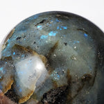 Labradorite Sphere - flashy - extra large 3 7/8"