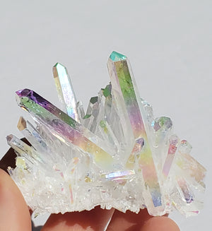 Angel Aura Quartz aka Opal Aura cluster