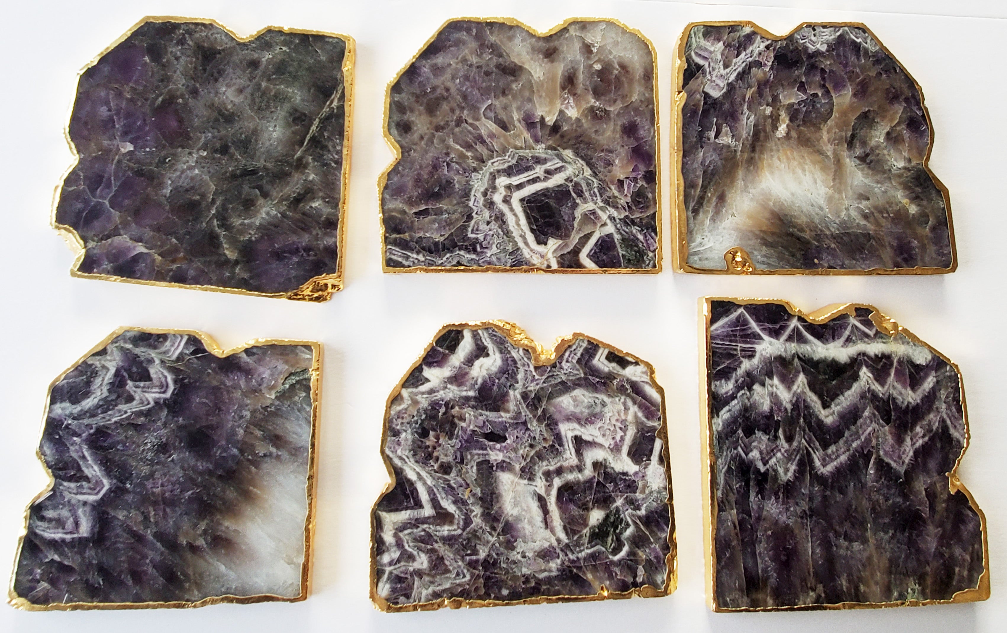 Amethyst Drink Coasters set of 6