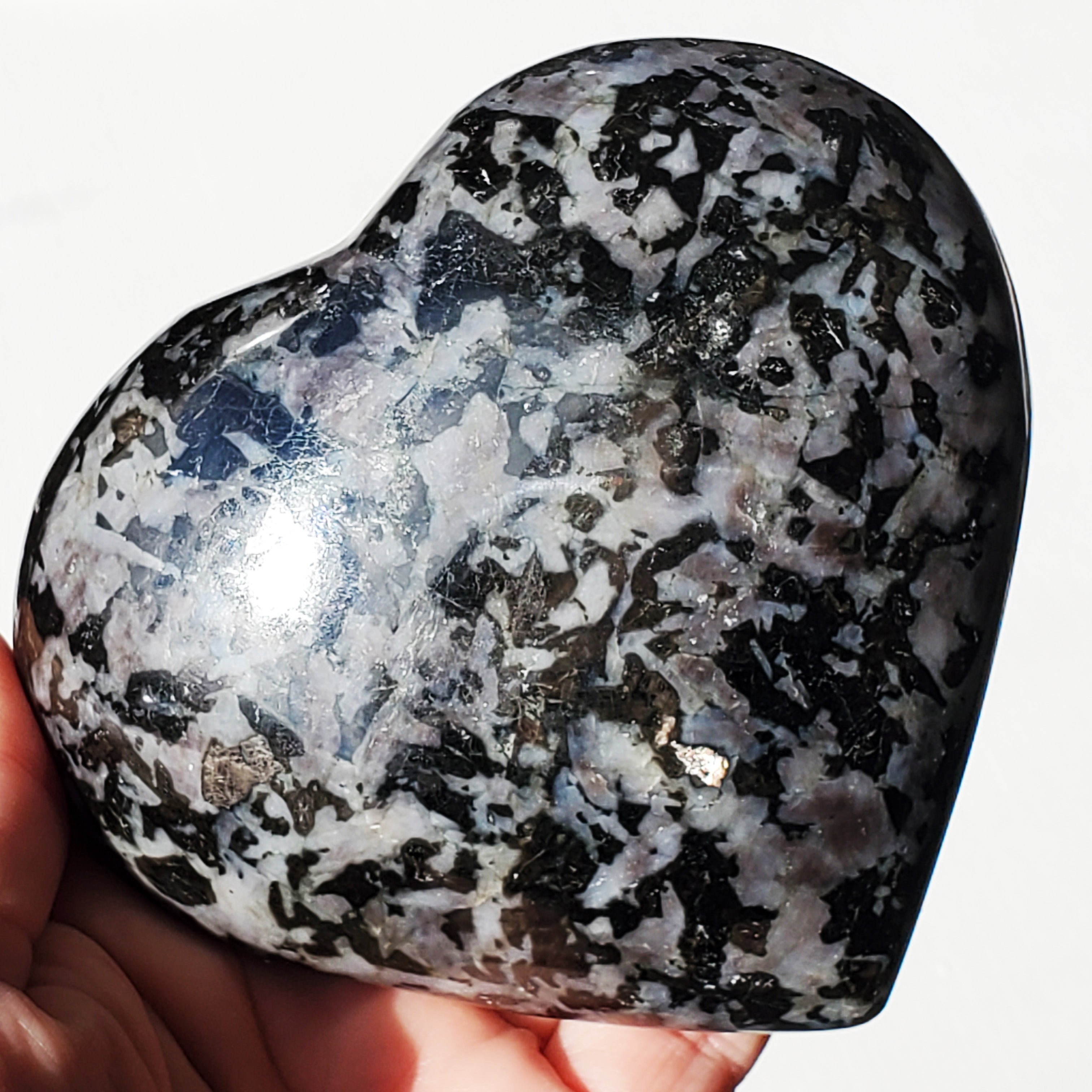 Indigo Gabbro Stone Heart