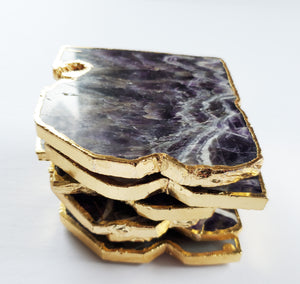 Amethyst Drink Coasters set of 6