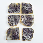 Amethyst Drink Coasters set of 6