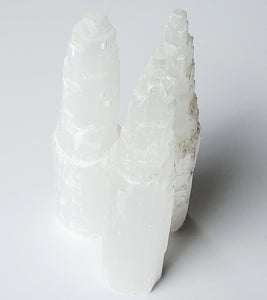 Selenite Skyscraper Tower 8"