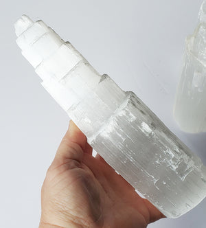 Selenite Skyscraper Tower 8"