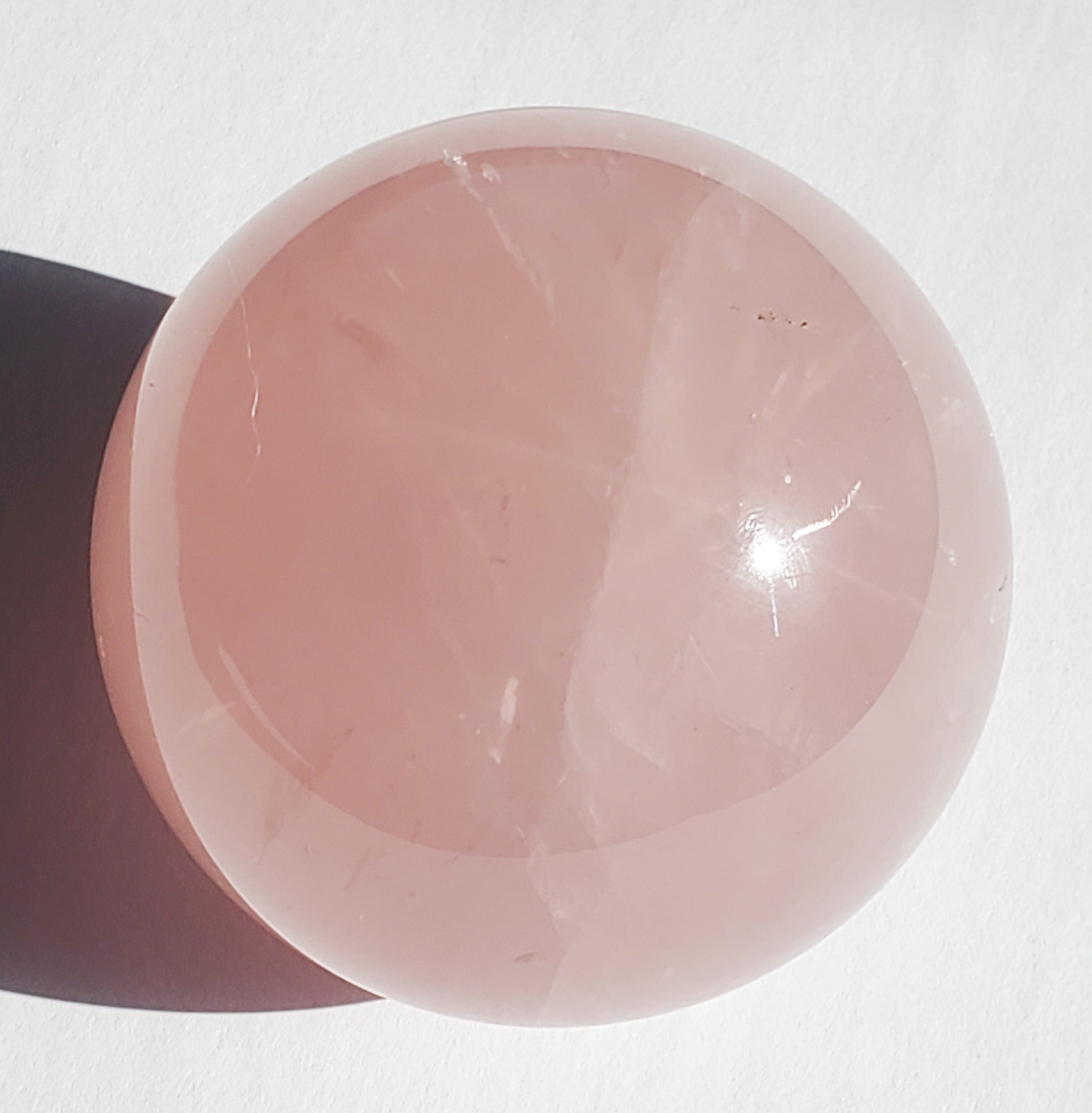 Asteriated Star Rose Quartz Sphere 2 5/8"