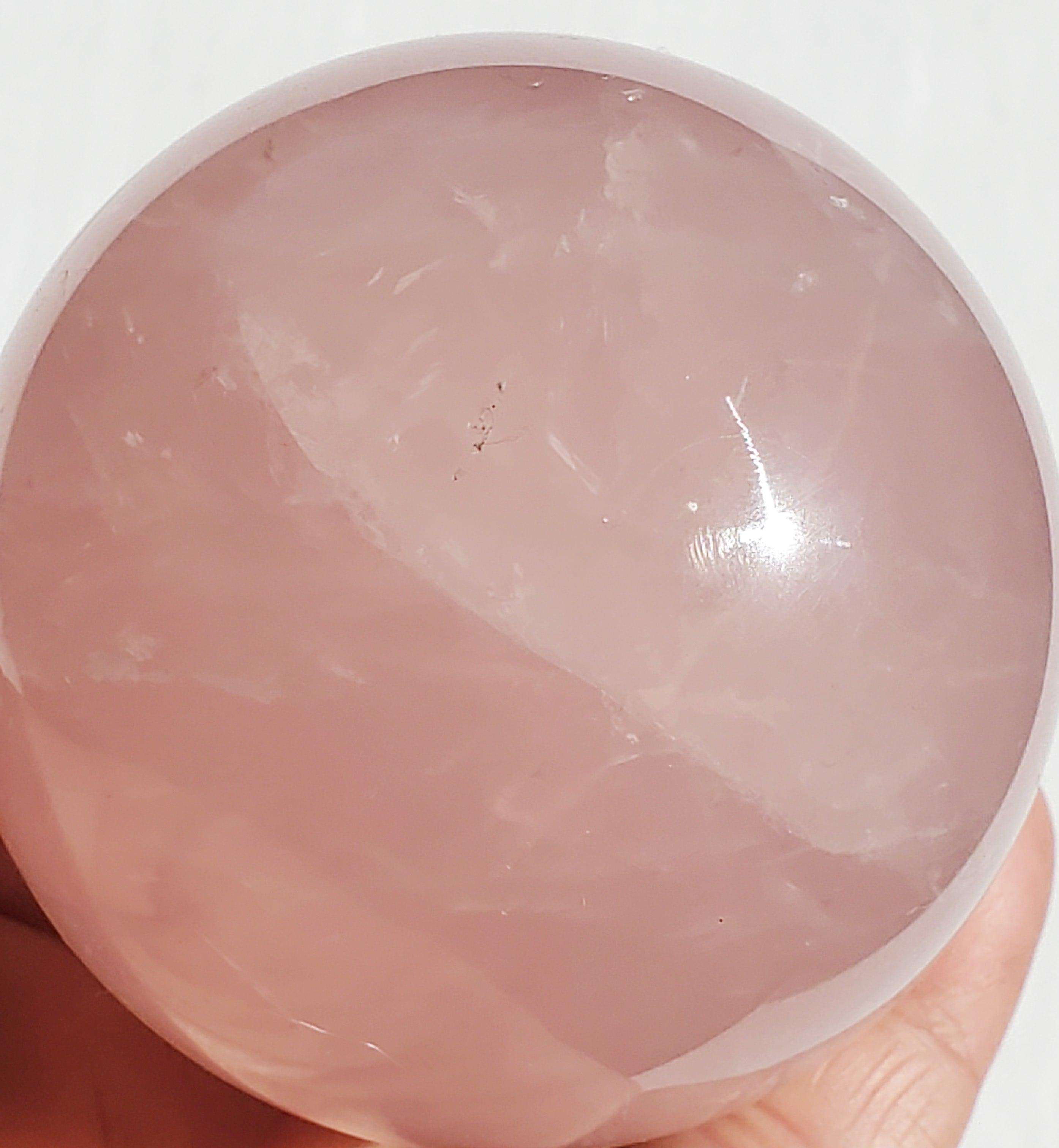 Asteriated Star Rose Quartz Sphere 2 5/8"