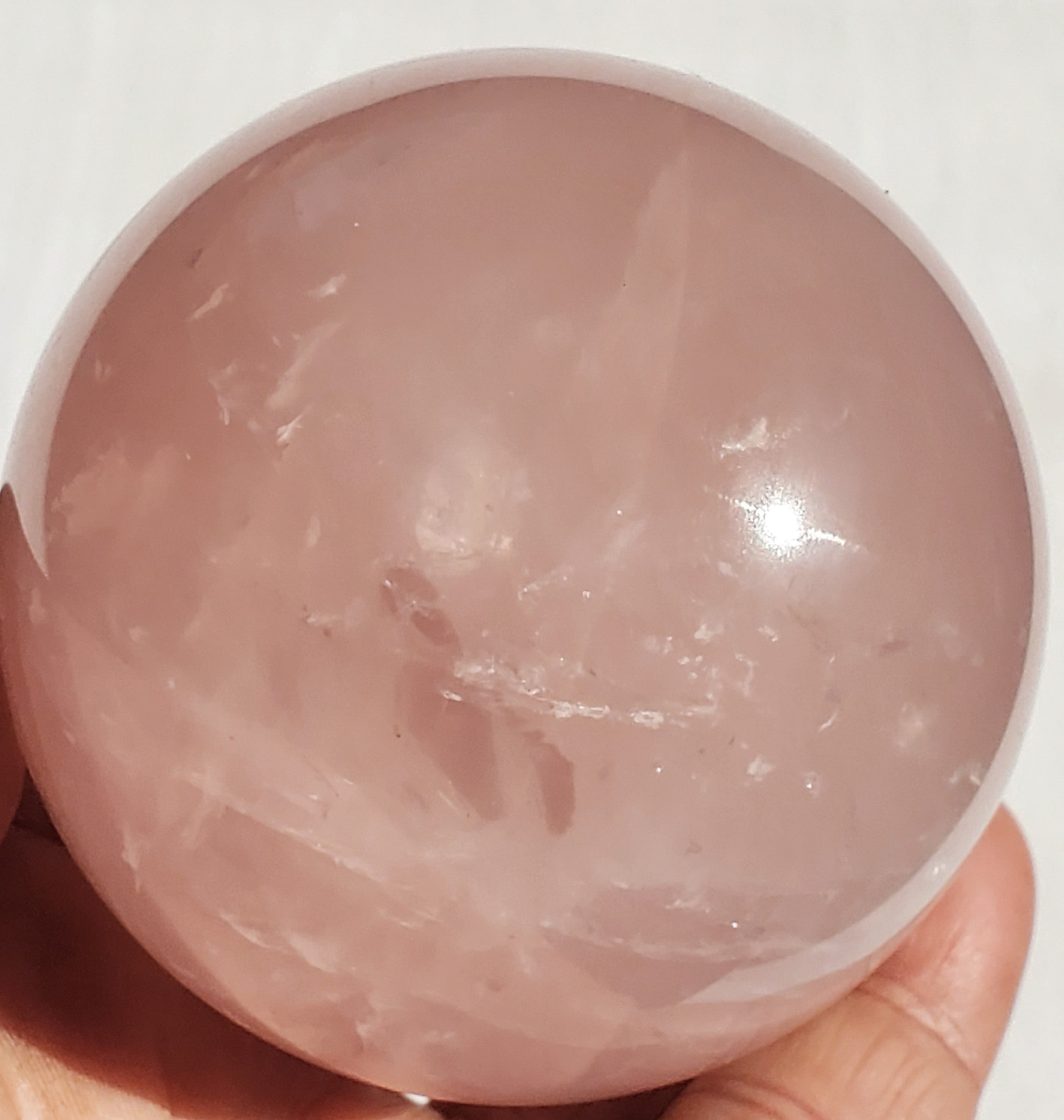 Asteriated Star Rose Quartz Sphere 2 5/8"