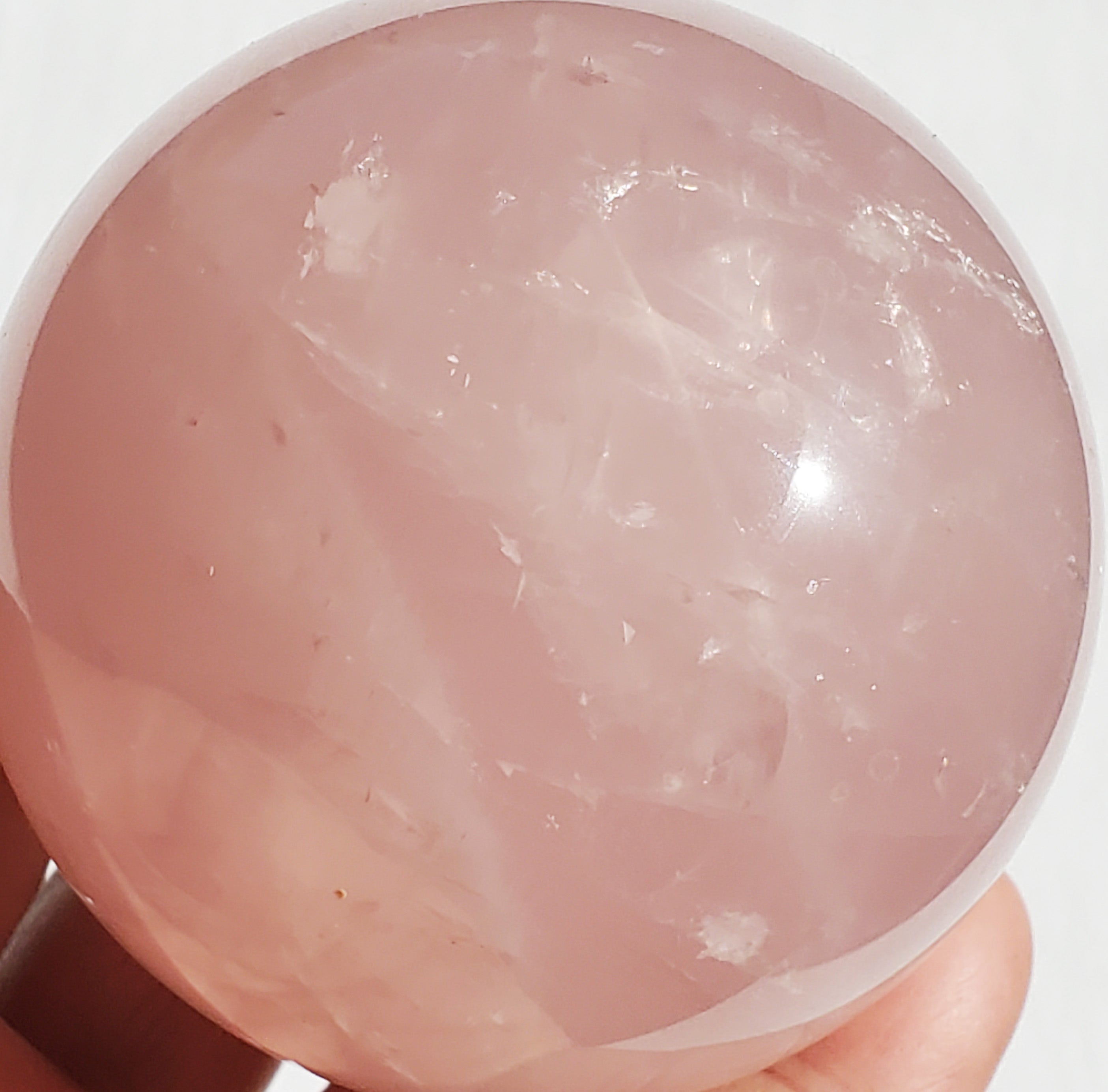 Asteriated Star Rose Quartz Sphere 2 5/8"