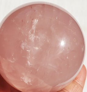 Asteriated Star Rose Quartz Sphere 2 5/8"