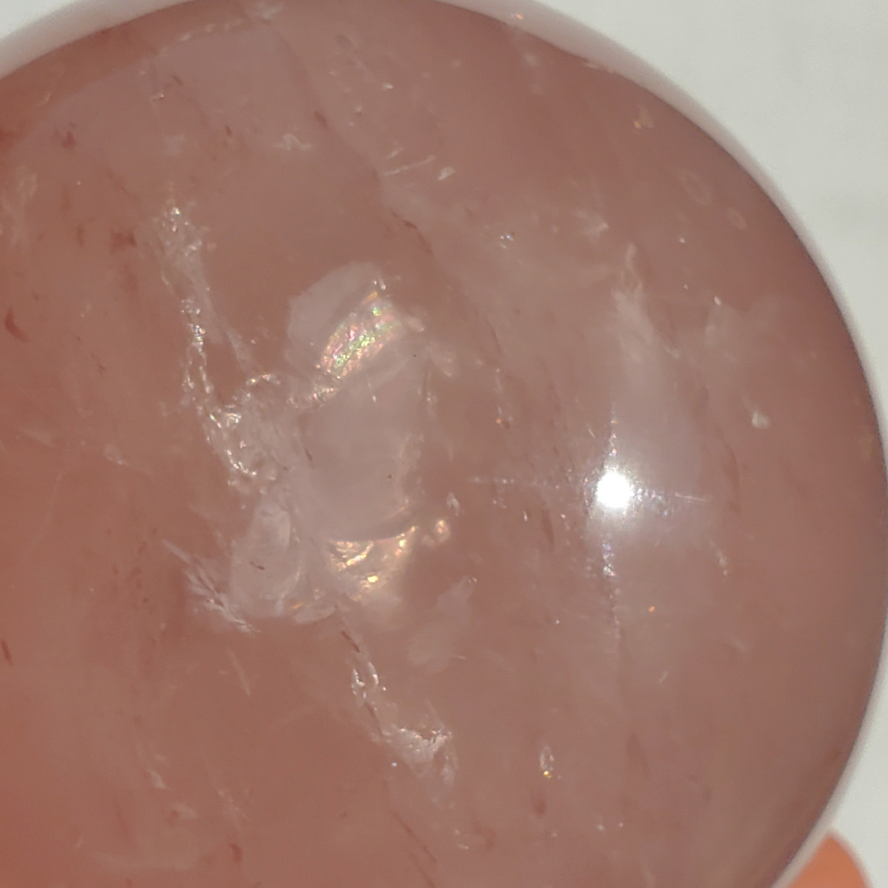 Asteriated Star Rose Quartz Sphere 2 5/8"