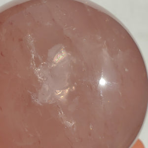 Asteriated Star Rose Quartz Sphere 2 5/8"