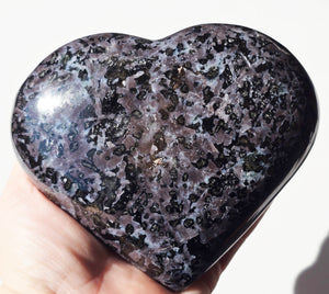 Indigo Gabbro Stone Heart