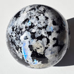 Large Moonstone Sphere with rainbow inclusions