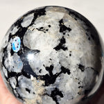 Large Moonstone Sphere with rainbow inclusions