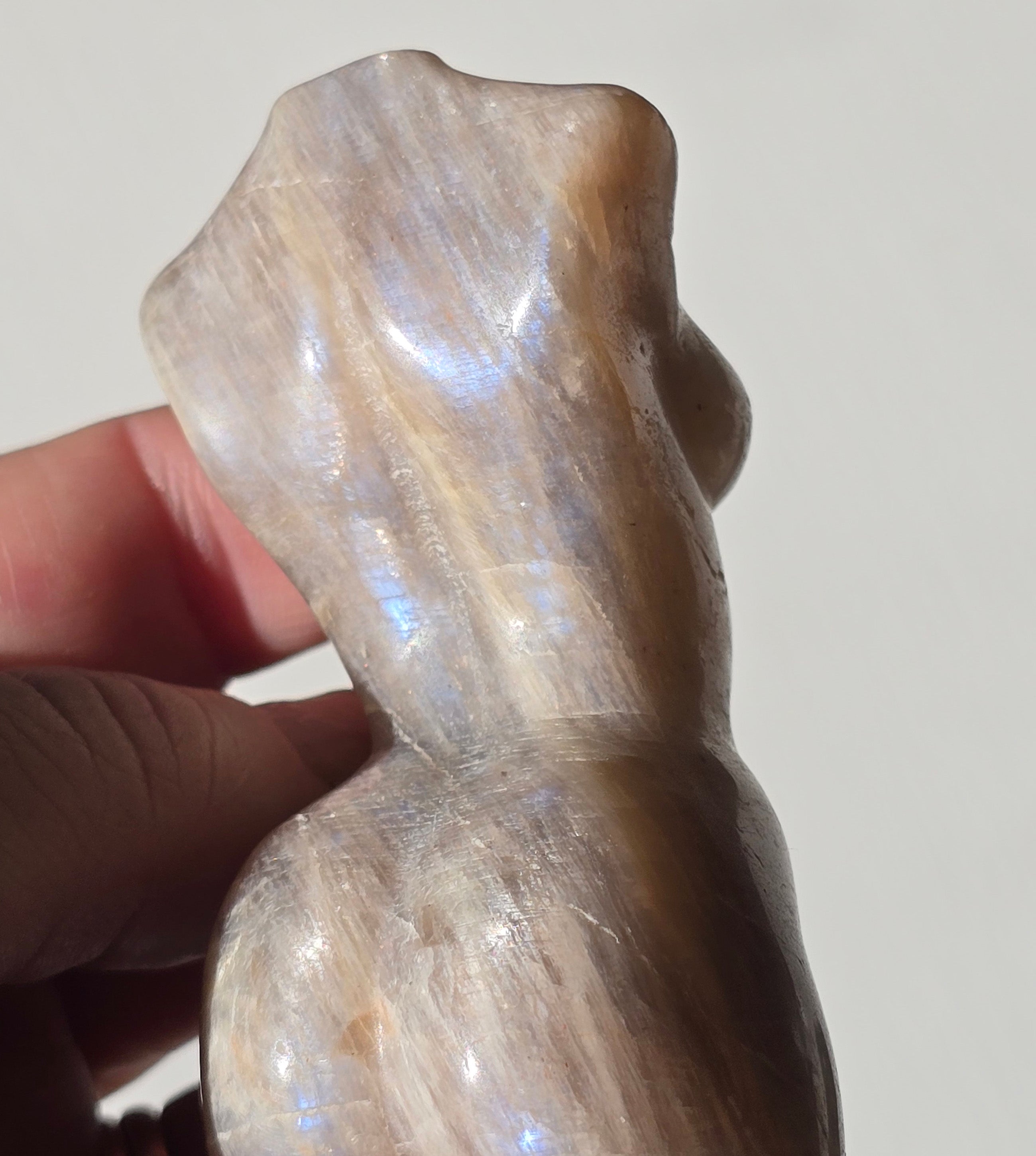 Crystal Goddess Statue Moonstone