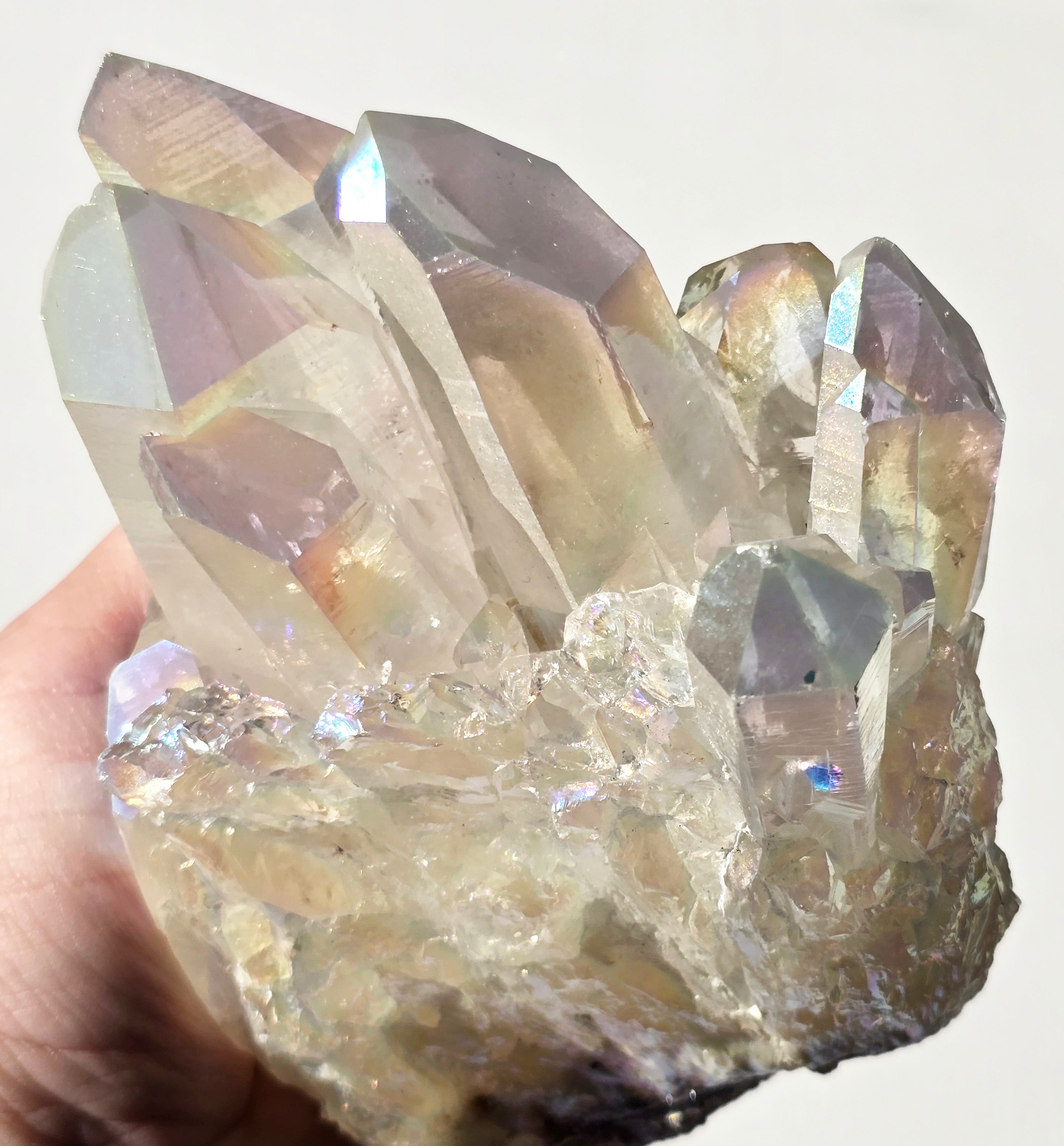 Angel Aura Quartz cluster