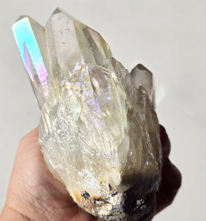 Angel Aura Quartz cluster