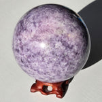 Large Purple Lepidolite Sphere 4 1/2"