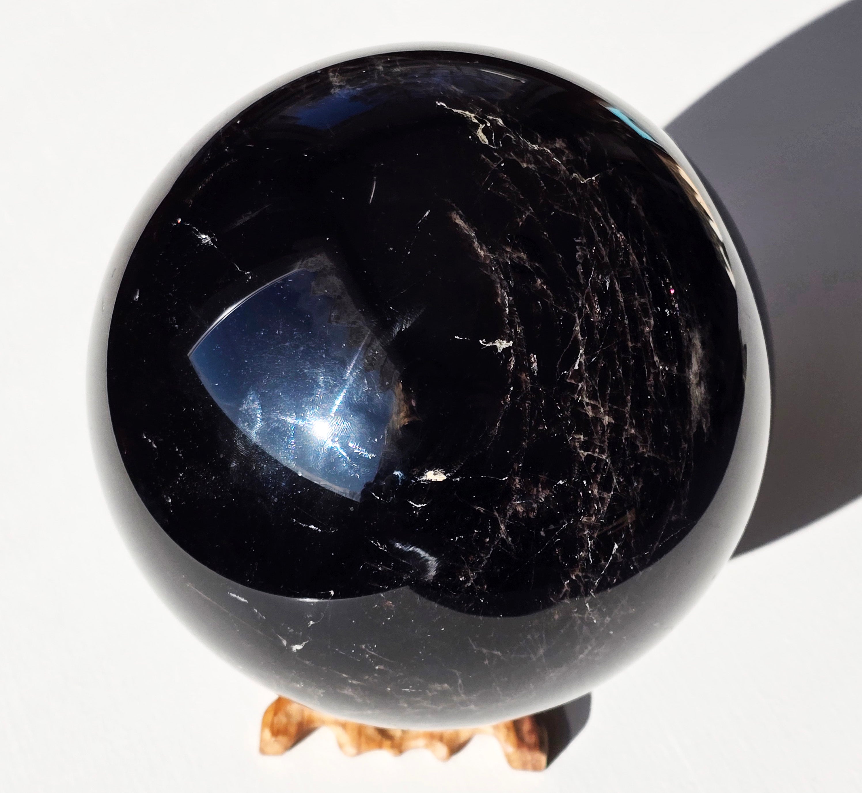 Smoky Quartz Asteriated Star Sphere EXTRA LARGE