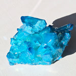 Aqua Aura Quartz Crystal Cluster