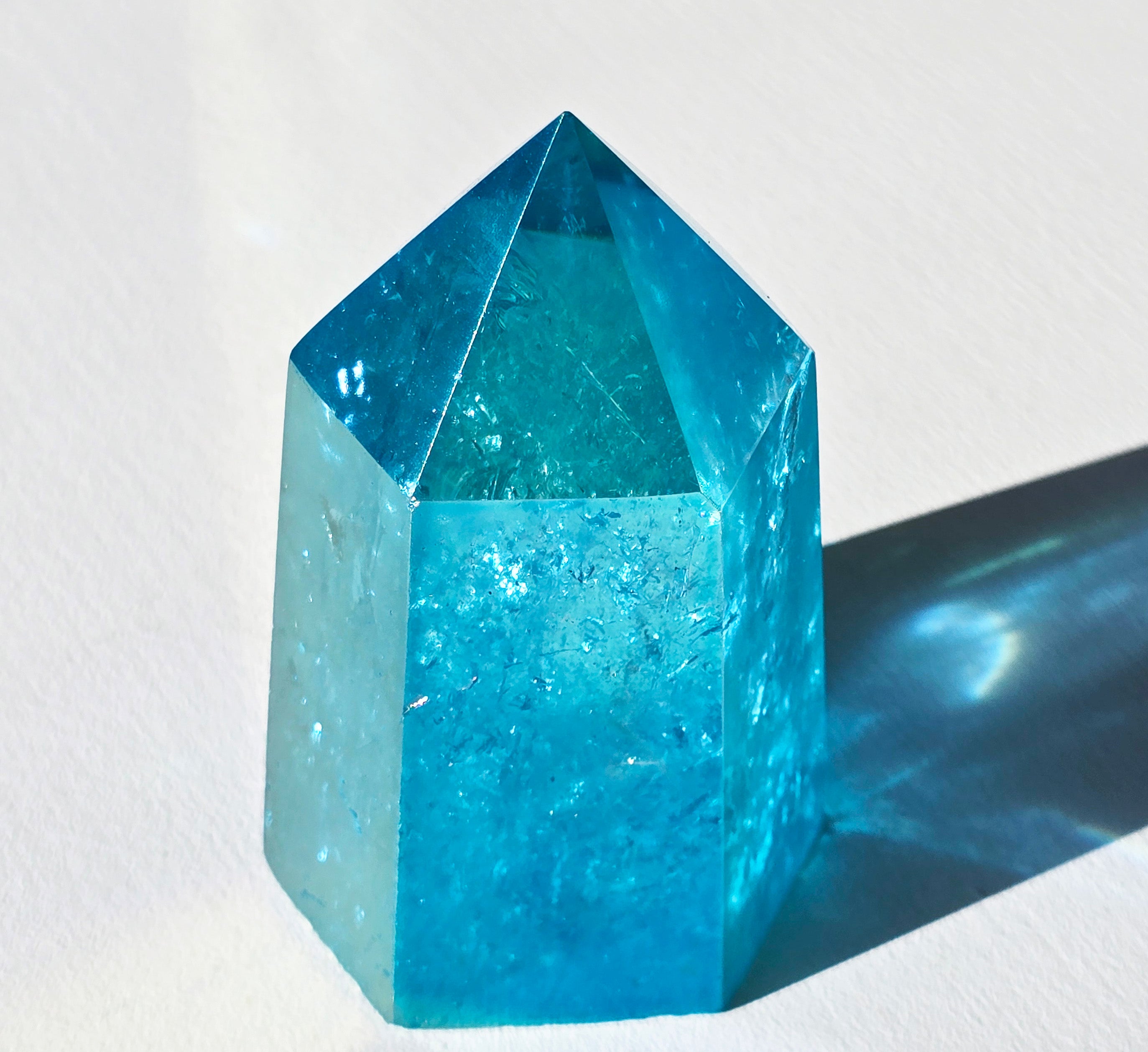 Aqua Aura Quartz Tower