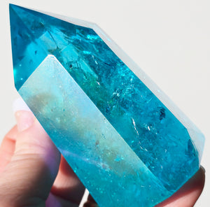 Aqua Aura Quartz Tower