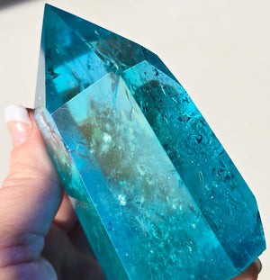 Aqua Aura Quartz Tower