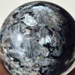 Flashy Larvikite Sphere 63 mm