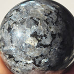 Flashy Larvikite Sphere 63 mm