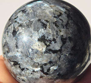 Flashy Larvikite Sphere 63 mm