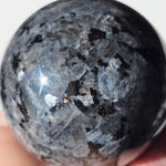 Flashy Larvikite Sphere 63 mm