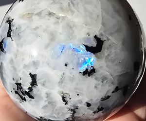 Flashy Moonstone Crystal Sphere