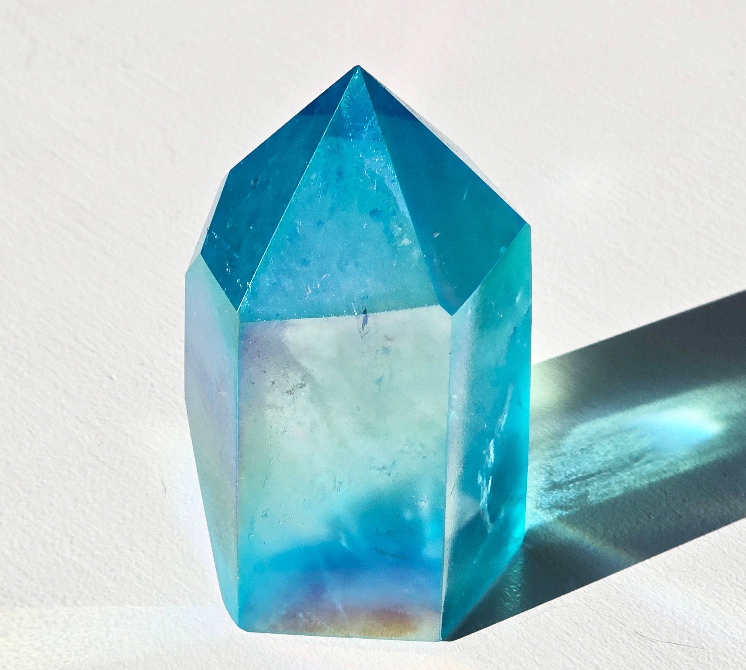 Aqua Aura Quartz Tower