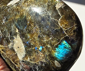 Labradorite Heart Large SALE!