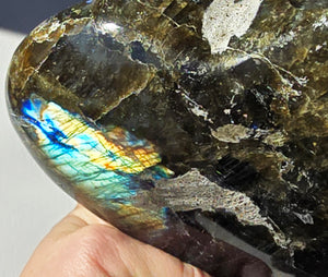 Labradorite Heart Large SALE!