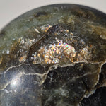 Flashy Labradorite Sphere with rainbow inclusions