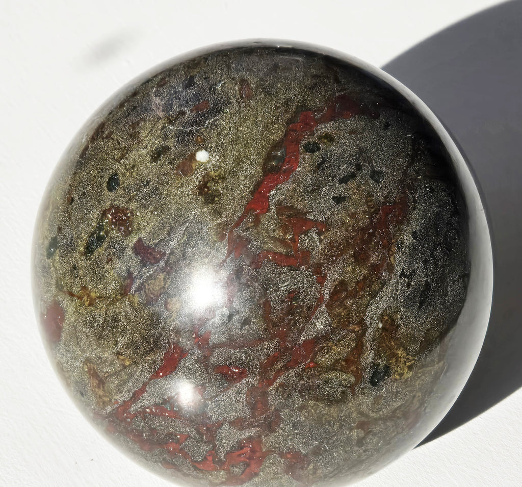 Dragon Blood Stone Sphere 112 mm