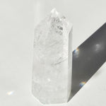 Clear Quartz Tower with rainbow inclusions