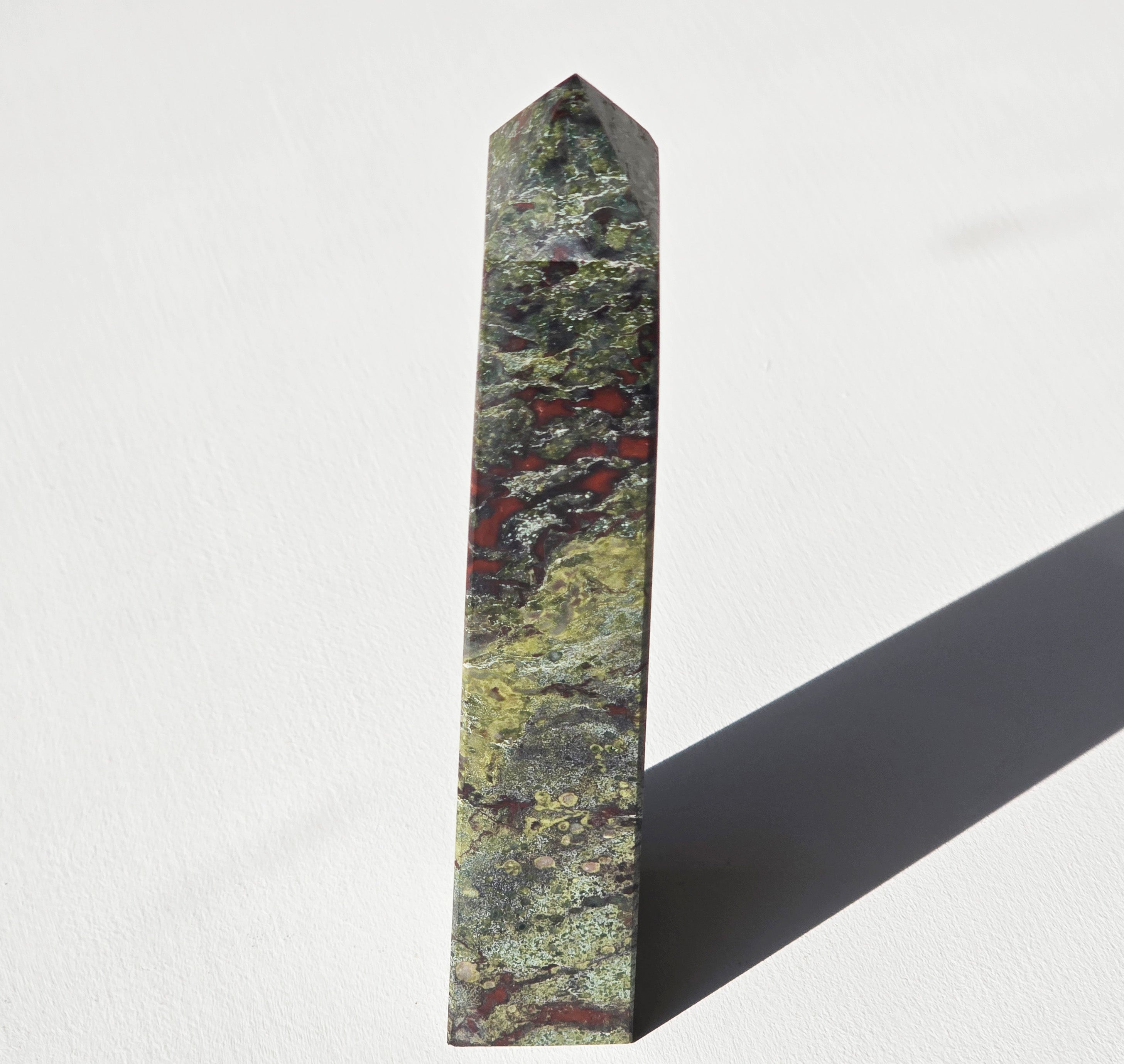 Dragon Blood Jasper Tower - sale