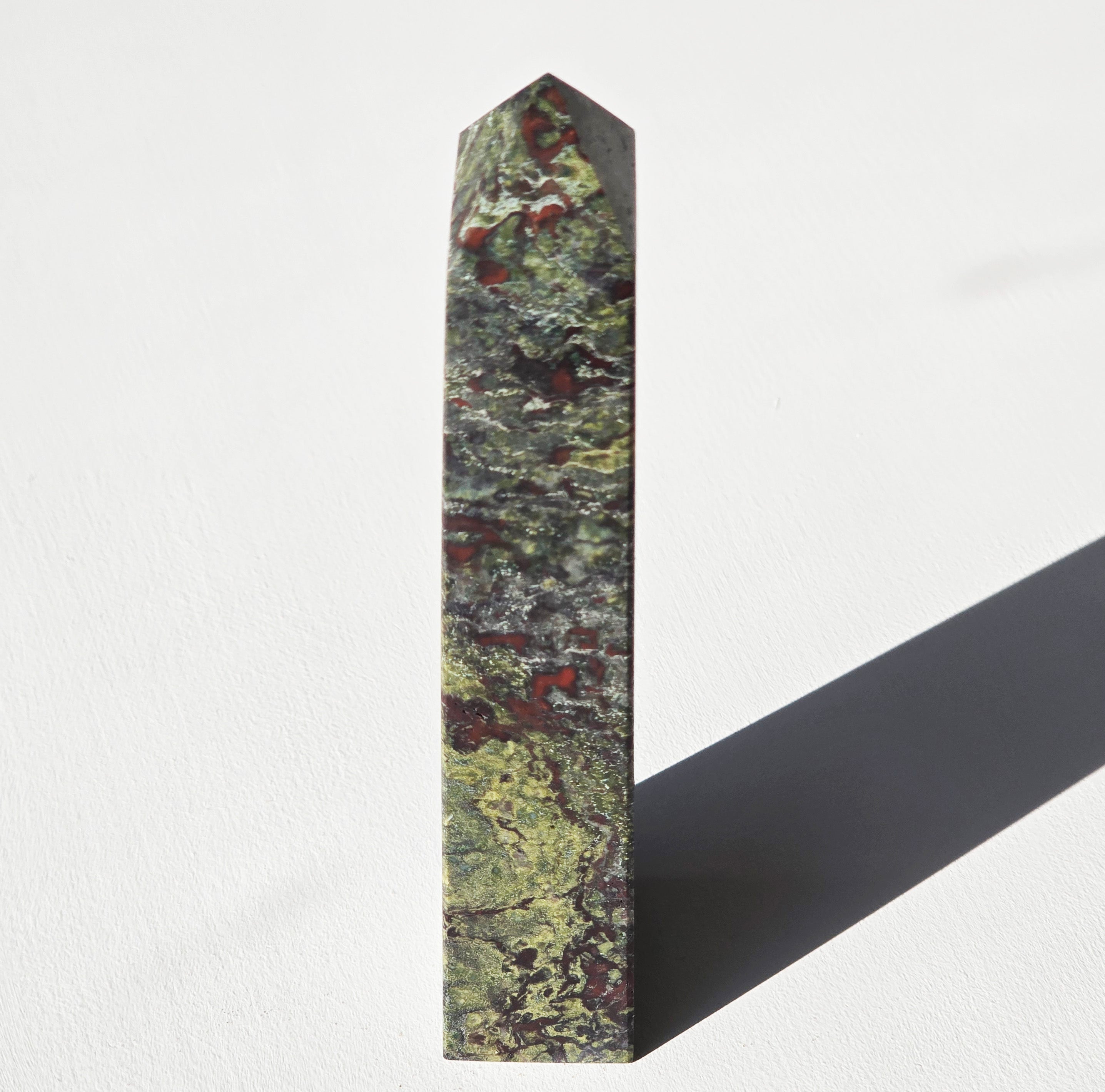 Dragon Blood Jasper Tower - sale