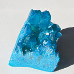 Aqua Aura Quartz Crystal Cluster