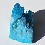 Aqua Aura Quartz Crystal Cluster