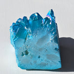 Aqua Aura Quartz Crystal Cluster