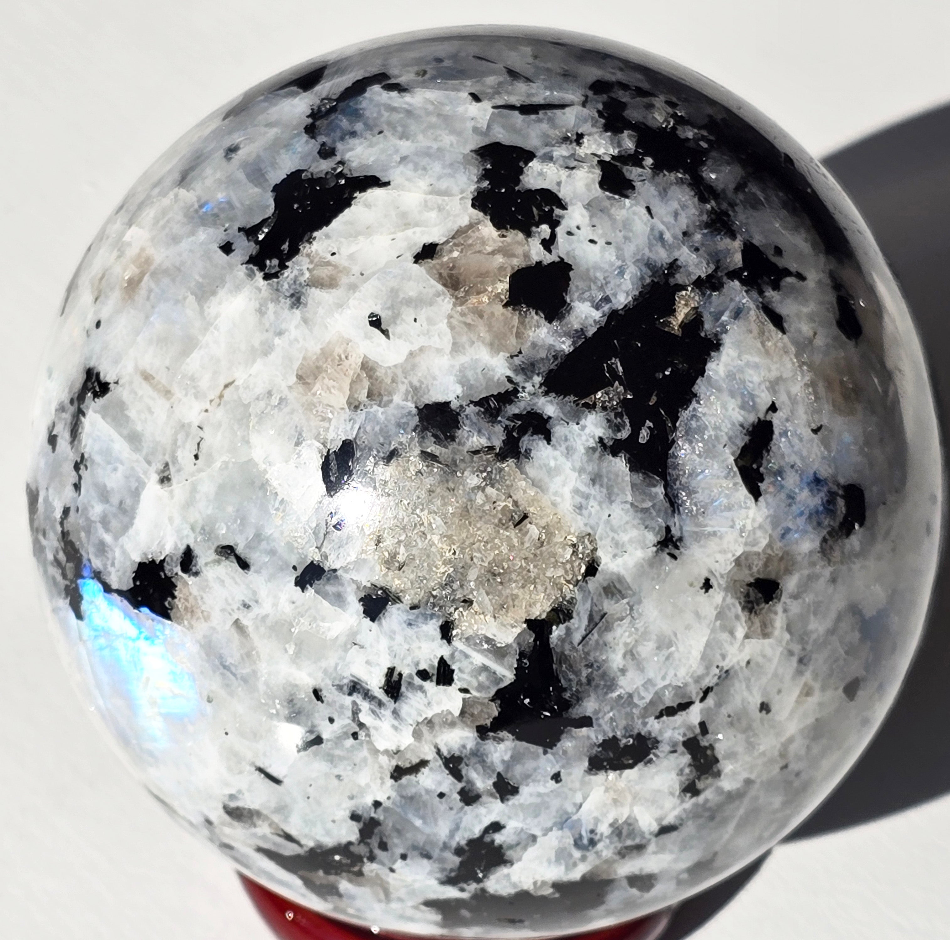 Flashy Moonstone Crystal Sphere 113 mm